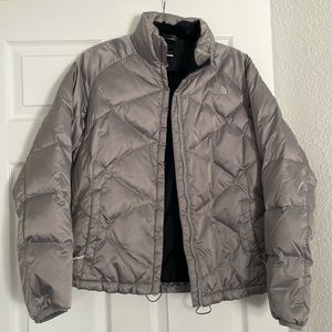 Gray North Face Jacket